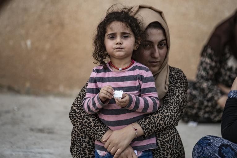 مايقارب 70،000 طفل نزح منذ بدء تصاعد وتيرة العنف في شمال شرقي سوريا