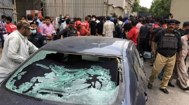 أدانت جمعية للدفاع عن ضحايا الإرهاب  الهجوم الإرهابي على مبنى بورصة كراتشي