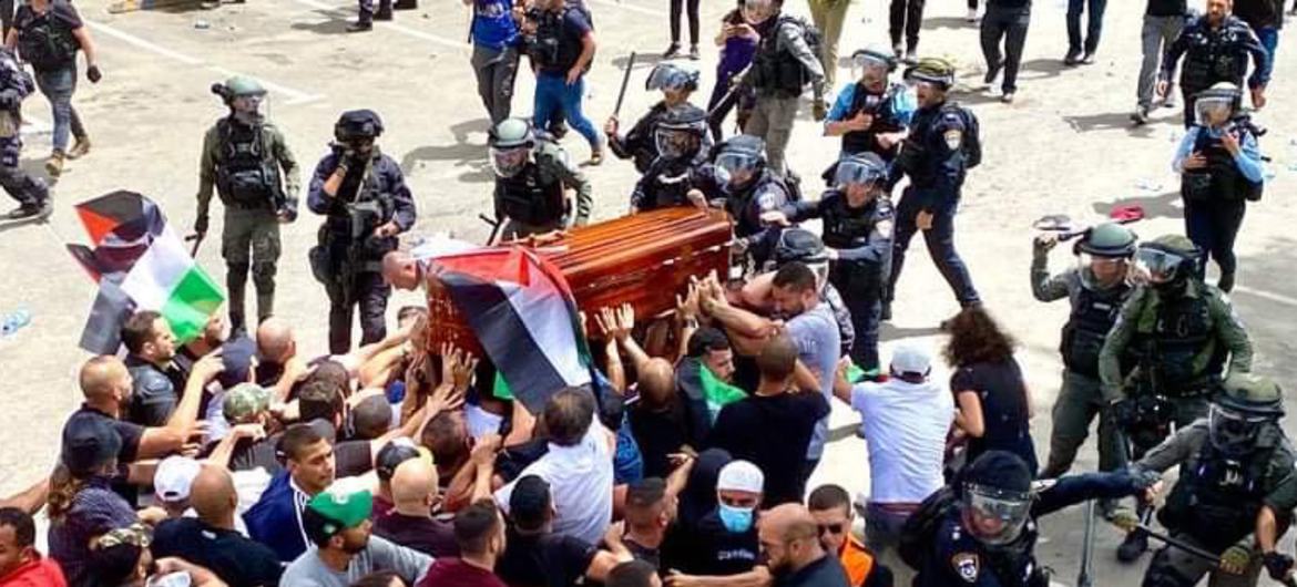 ميشيل باشيليت تدعو إلى إجراء تحقيق مناسب في الأحداث التي شهدتها مراسم تشييع جنازة شيرين أبو عاقلة