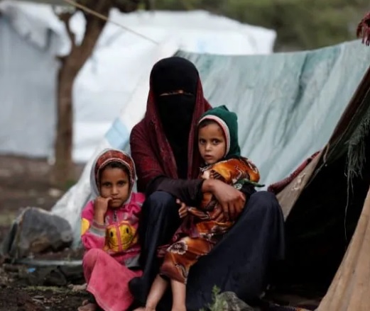77٪ من النازحين في اليمن من النساء والأطفال