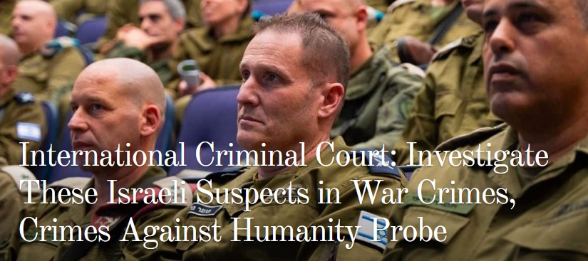 تقدم منظمة DAWN إلى المدعي العام للمحكمة الجنائية الدولية قائمة بأسماء 40 ضابطًا إسرائيليًا ينفذون ويخططون للهجوم على غزة