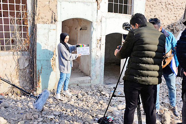 طلبة أفلام عراقيون شبان يروون قصصهم الخاصة من الموصل