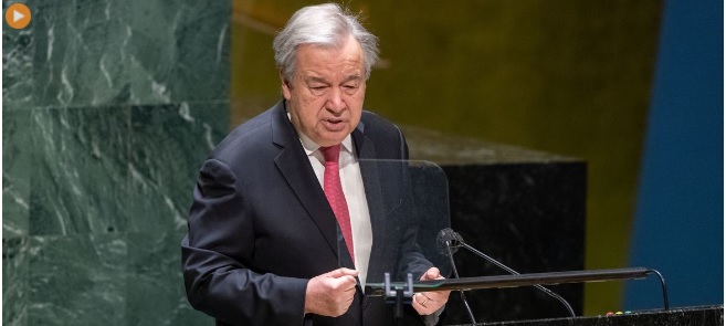 الأمين العام للأمم المتحدة يدعو إلى اتخاذ إجراءات لإخماد 